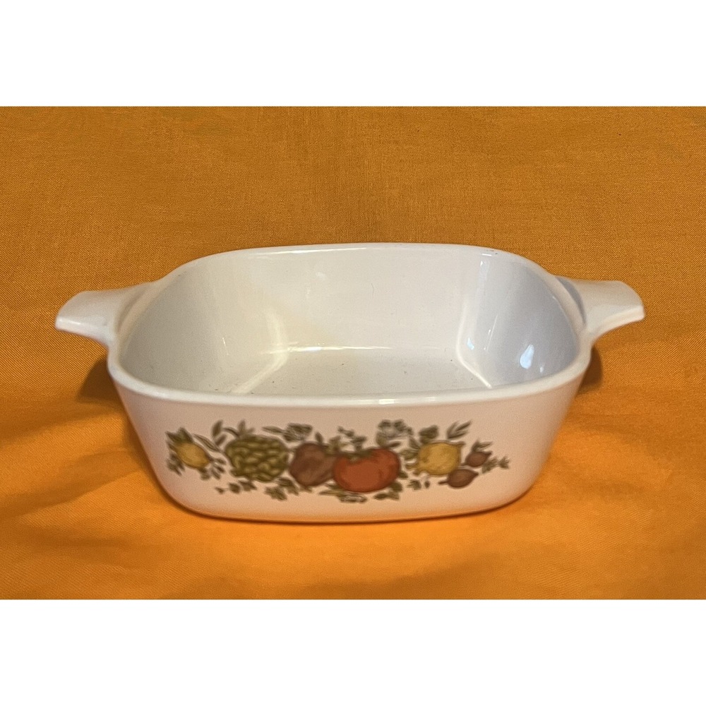 Corning Ware Spice of Life Square Casserole Dish‎ 1 3/4 Cup P-41-B. NO LID